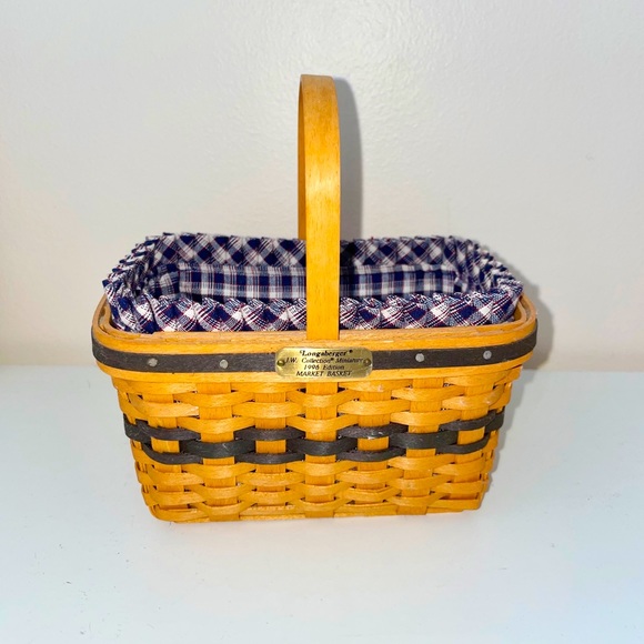 Longaberger Accents Longaberger Jw Collection Miniature Market